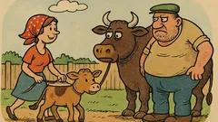 Виц: Добрите мъже ги разграбват още като теленца