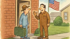 Виц: Отивам при теб в Америка, какво