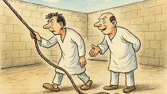 Виц: Между луди – ти ли търсиш въжето?