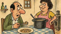 Виц: Скъпа, супата от гъби е...