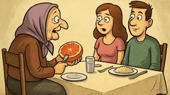 Виц: „Как е твоят грейпфрут, бабо?“