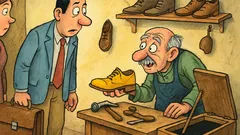 Виц: Петко дал обувките си на обущаря