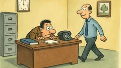 Виц: Когато отида на работа, се крия