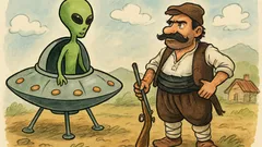 Виц: Какво казаха извънземните на Земята?