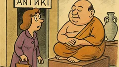 Виц: Жена влиза в магазин за антики