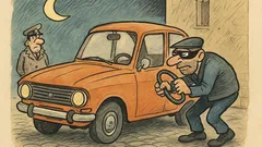 Виц: Тази нощ откраднаха „Москвич-412“