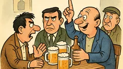 Виц: В кръчмата – всички политици са идиоти