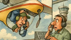 Виц: Летището губи връзка с малко самолетче