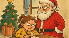 Виц: Скъпи Дядо Коледа, не слушах никого