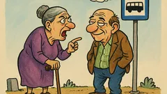 Виц: – Иване, бе, не съм стара...