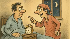 Виц: В два през нощта спор за часа