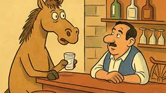 Виц: Един кон влиза в бар и...