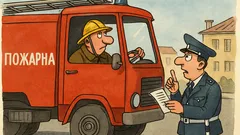 Виц: Катаджия спира пожарна кола за проверка