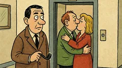 Виц: Хванах комшиите да се целуват в асансьора