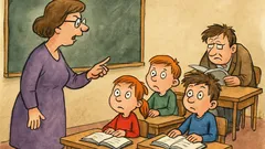 Виц: Учителка към класа: „Ученици, трябва да сте…“