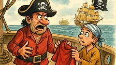 Виц: Пътува пиратски кораб и юнгата пита