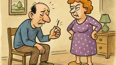 Виц: Мъж към жена си за треската