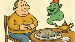 Виц: Толкова много риба изядох на Никулден