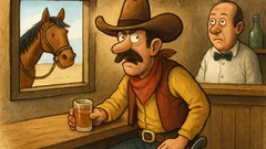 Виц: Влиза един каубой в бара