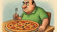 Виц: Диетологът каза „само едно парче“