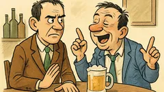 Виц: Съзнанието ми казва недей да пиеш