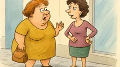 Виц: Между приятелки – „Лелее, надебеляла си!“