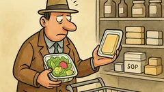 Виц: Купувам салата, а на нея пише...