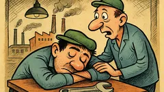 Виц: Пешо, събуди се, обедна почивка е