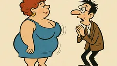 Виц: Потресаваща фигура е това, когато има...