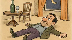 Виц: Не си пиян, ако можеш да лежиш
