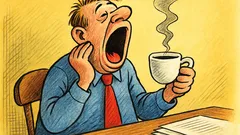 Виц: Прозявката е вик за кафе