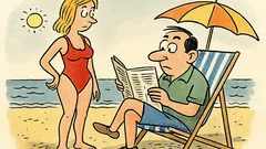 Виц: Жените по бански разкриват 90% от тялото