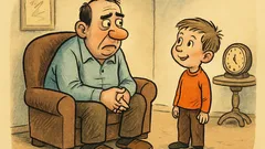 Виц: Тате, от колко години сте женени