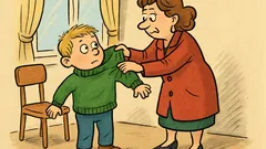 Виц: Пуловер обличат децата, когато на мама...