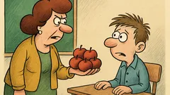 Виц: Гошко, давам ти пет ябълки, а после