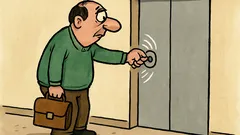 Виц: Натискам копчето на асансьора пет пъти