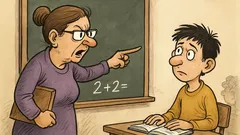 Виц: В час по математика учителката вика